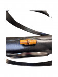 Gucci black leather shoulder bag