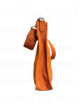 2009 Evelyne Hermès Orange Leather Shoulder Bag