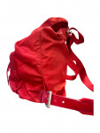 Prada backpack in red nylon