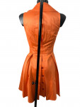 Claude Montana Orange Dress