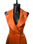 Claude Montana Orange Dress