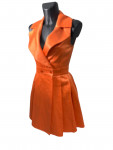 Claude Montana Orange Dress