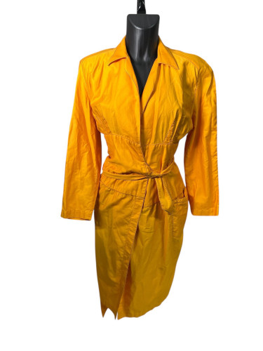 Thierry Mugler Yellow Wrap Dress