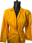 Thierry Mugler Yellow Wrap Dress