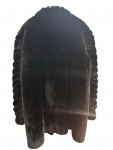 Black fur coat by Yves Saint Laurent