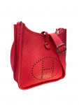 Mini Evelyne Hermes Pink Grained Leather
