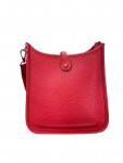 Mini Evelyne Hermes Pink Grained Leather