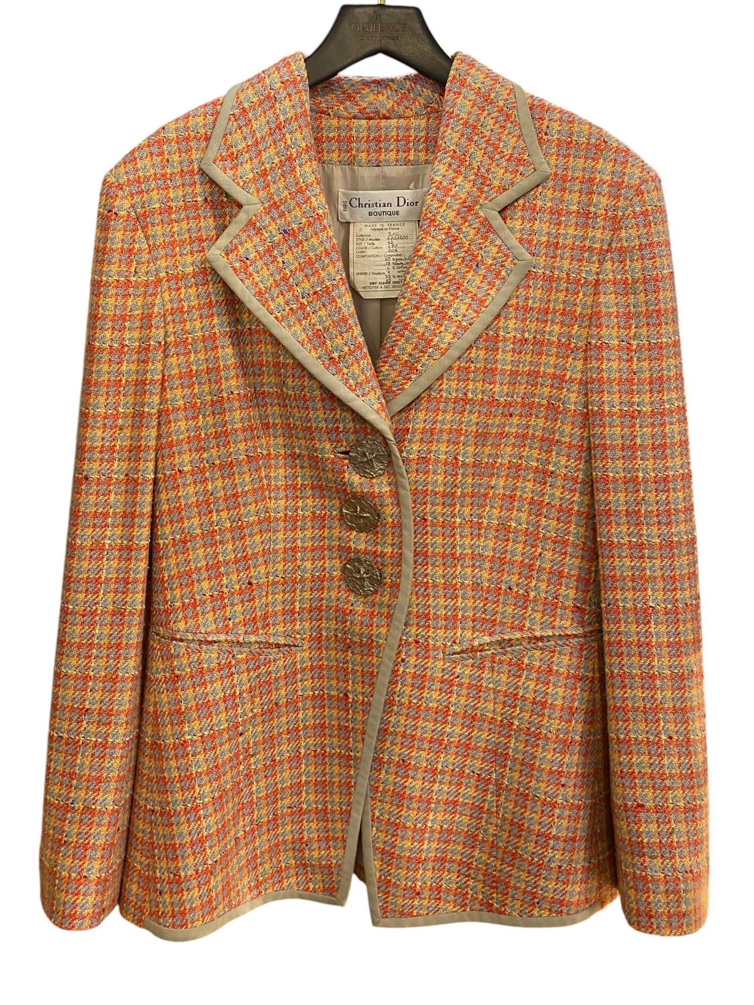 Dior Boutique Houndstooth Jacket