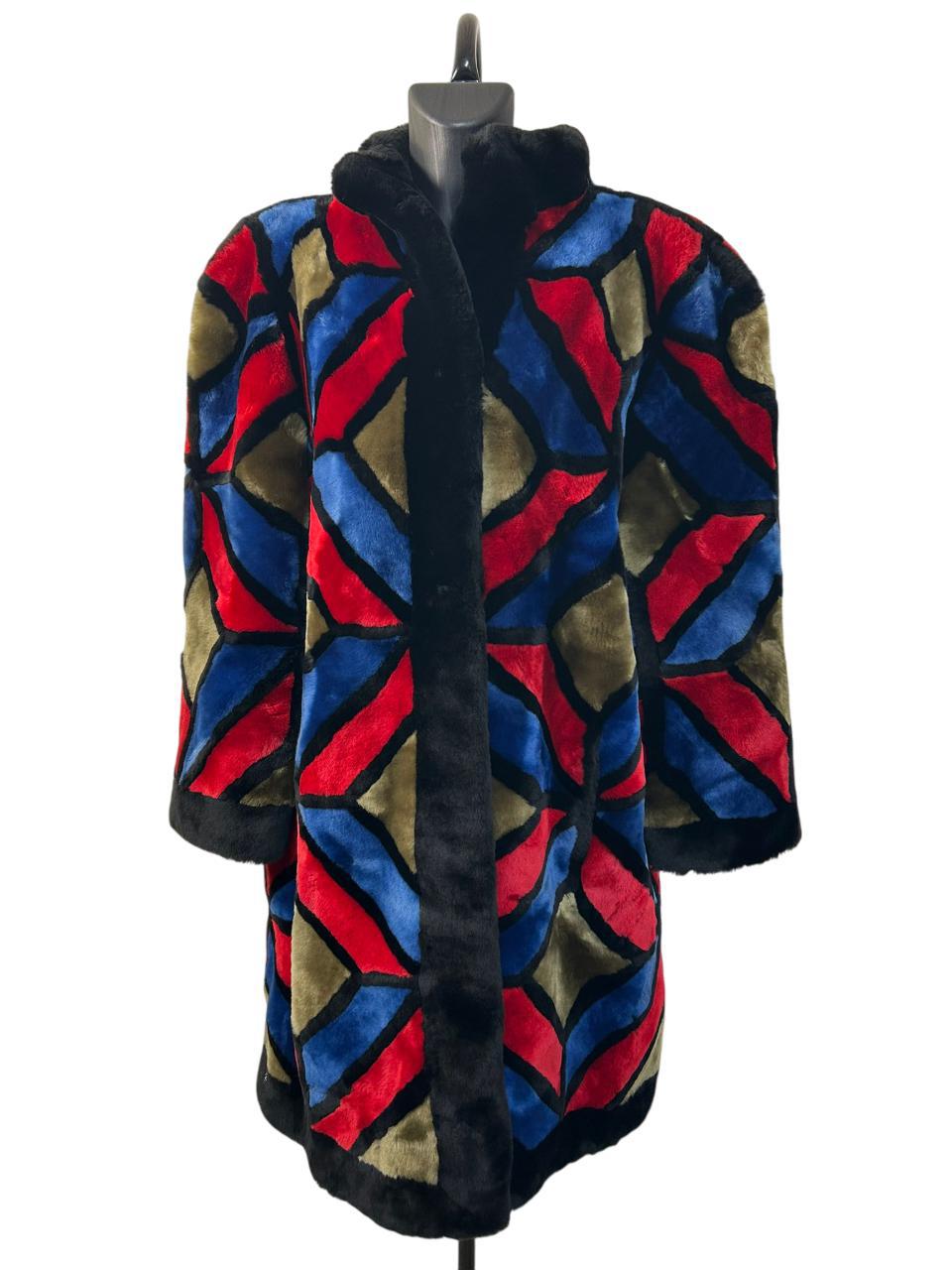 Christian Dior Multicolor Fur Coat