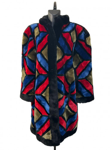 Christian Dior Multicolor Fur Coat