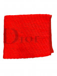 Red Dior Mohair Scarf