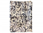 Dior silk scarf with patterns