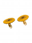 1994 Chanel Golden Double C Earrings
