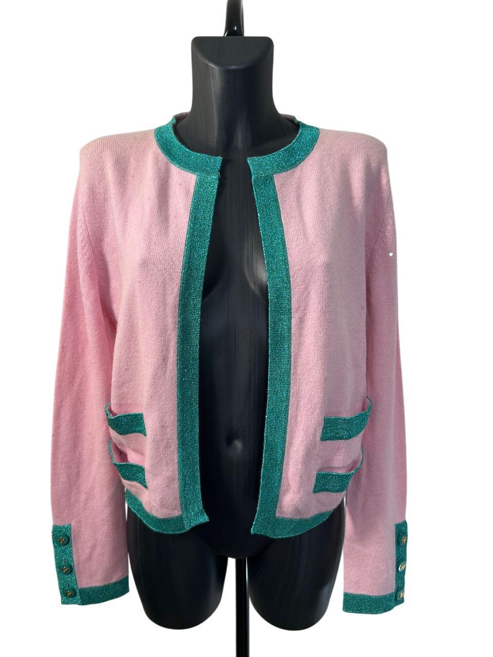 Chanel Cashmere Pink Cardigan ('90s)