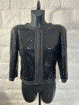Chanel Black Sequins Crop Jacket (2013 Paris-Versailles 2013)