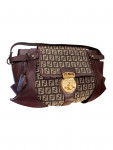 Fendi Handbag in brown monogram leather