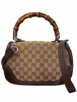 Gucci Handbag in Brown Monogram Leather