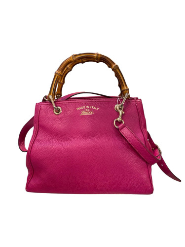 Pink leather Gucci handbag