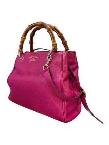 Pink leather Gucci handbag