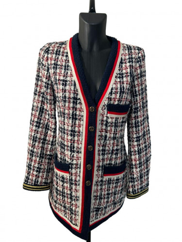 Gucci Tweed Long Jacket (2017)