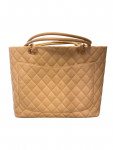 2005 Chanel Cambon Beige Lambskin Leather Quilted Double C Handbag