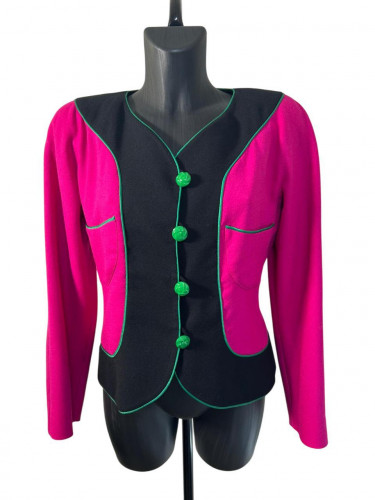 Ungaro Pink and Green Blazer