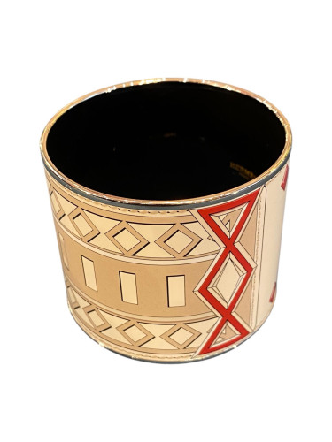Hermes Bracelet with Beige Pattern