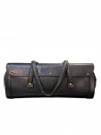 Gucci Bamboo Bullet Handbag in Black Leather