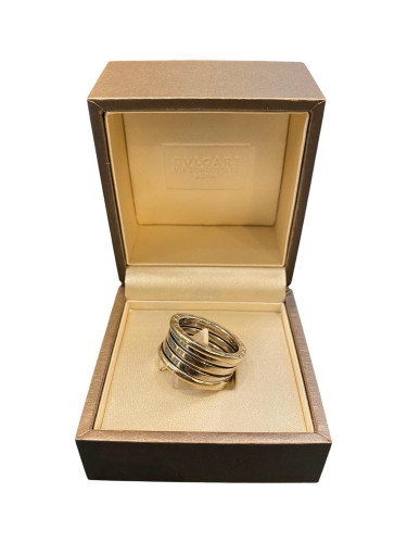 Bulgari B.Zero ring (Save the Children) in silver and ceramic