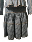 Christian Dior for Christian Dior & John Galliano Denim Set from 2006 (Skirt)