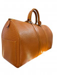 1991 Louis Vuitton Travel Bag in Brown Epi Leather