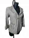 Chanel Tweed Jacket with one button (Spring/Summer 2003 by Karl Lagerfeld)
