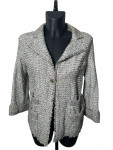 Chanel Tweed Jacket with one button (Spring/Summer 2003 by Karl Lagerfeld)