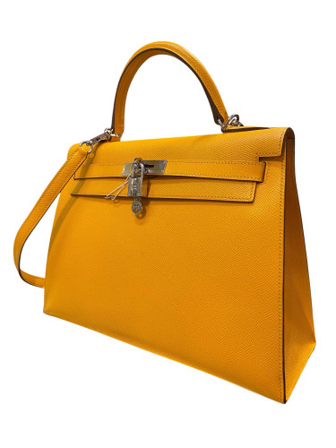 2012 Hermes Epsom Kelly II Sellier 32 Handbag