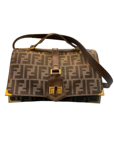 Fendi Monogram Canvas Handbag