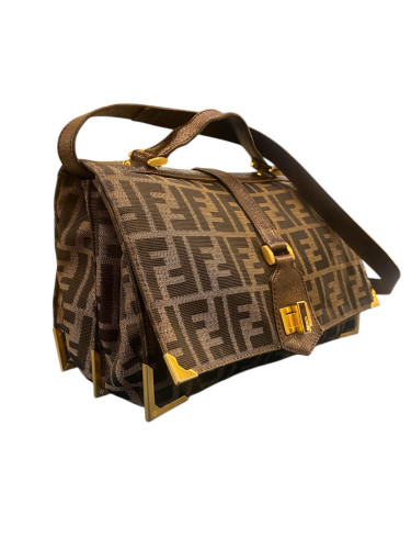 Fendi Monogram Canvas Handbag