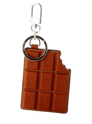 Louis Vuitton Monogram Chocolate Bar Key Ring 
