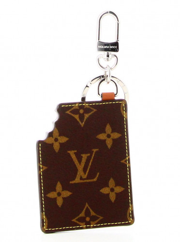 Louis Vuitton Monogram Chocolate Bar Key Ring 
