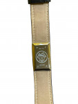 Hermes Black Leather Watch