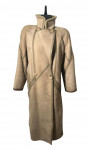 Christian Dior Sheraling Coat in light beige / grey ('80s)