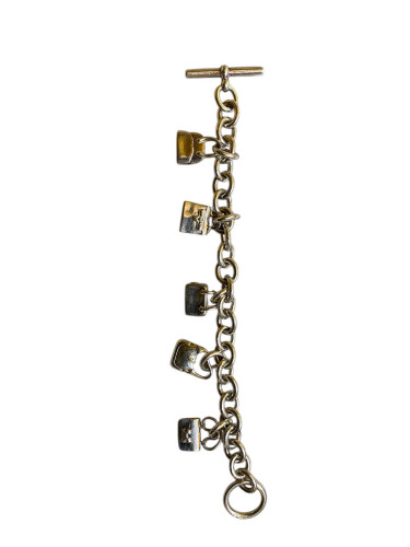Hermes silver bracelet
