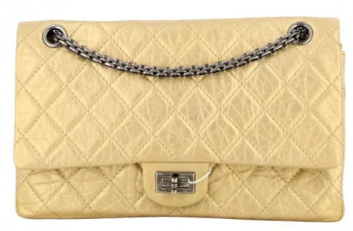 2012 Chanel Gold Reissue 2.55 Crossbody Bag