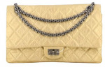 2012 Chanel Gold Reissue 2.55 Crossbody Bag