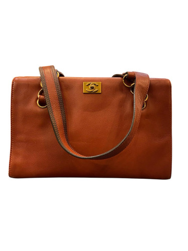 2002 Chanel Handbag in Brown Leather