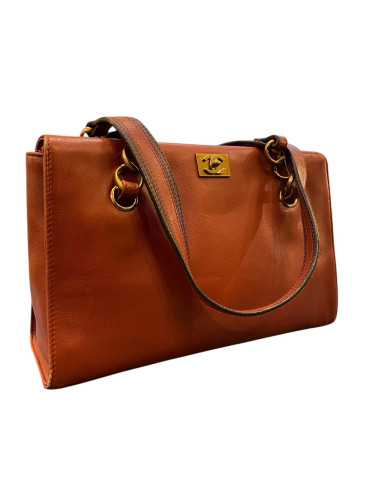 2002 Chanel Handbag in Brown Leather