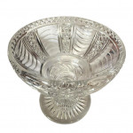Cut glass flare top vase