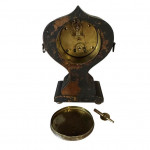 Chinoiserie balloon top clock