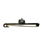 Gold and platinum fox head pin