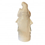 19th century Staffordshire Pottery flat back lute player