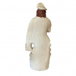 19th century Staffordshire Pottery flat back musician